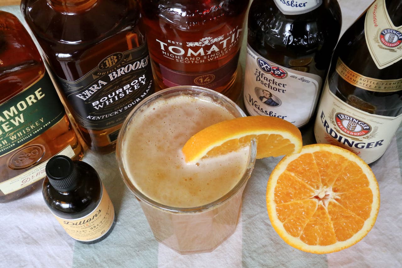 We love serving this simple Beer and Whiskey Cocktail on a hot summer day at the cottage dock.
