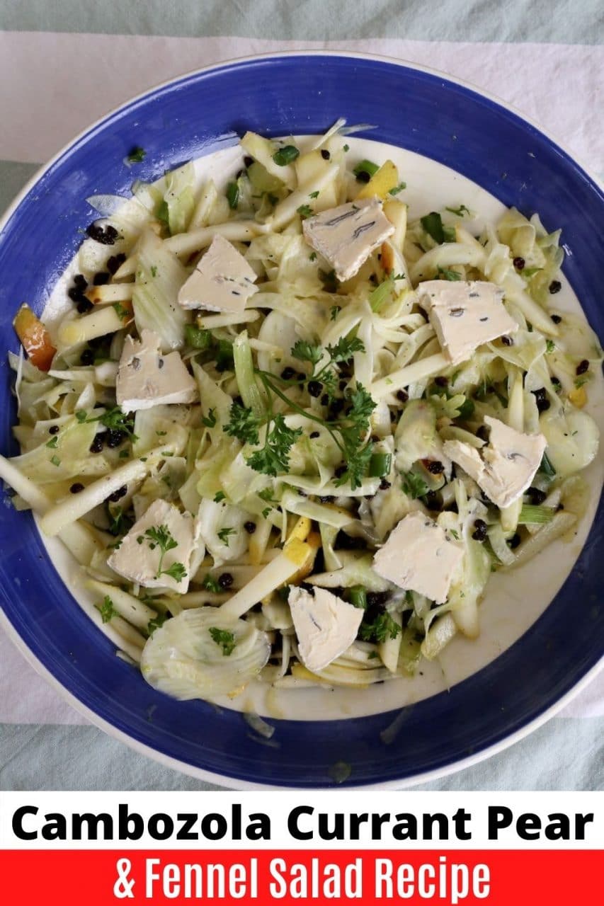 Save our healthy Pear and Fennel Salad recipe to Pinterest!