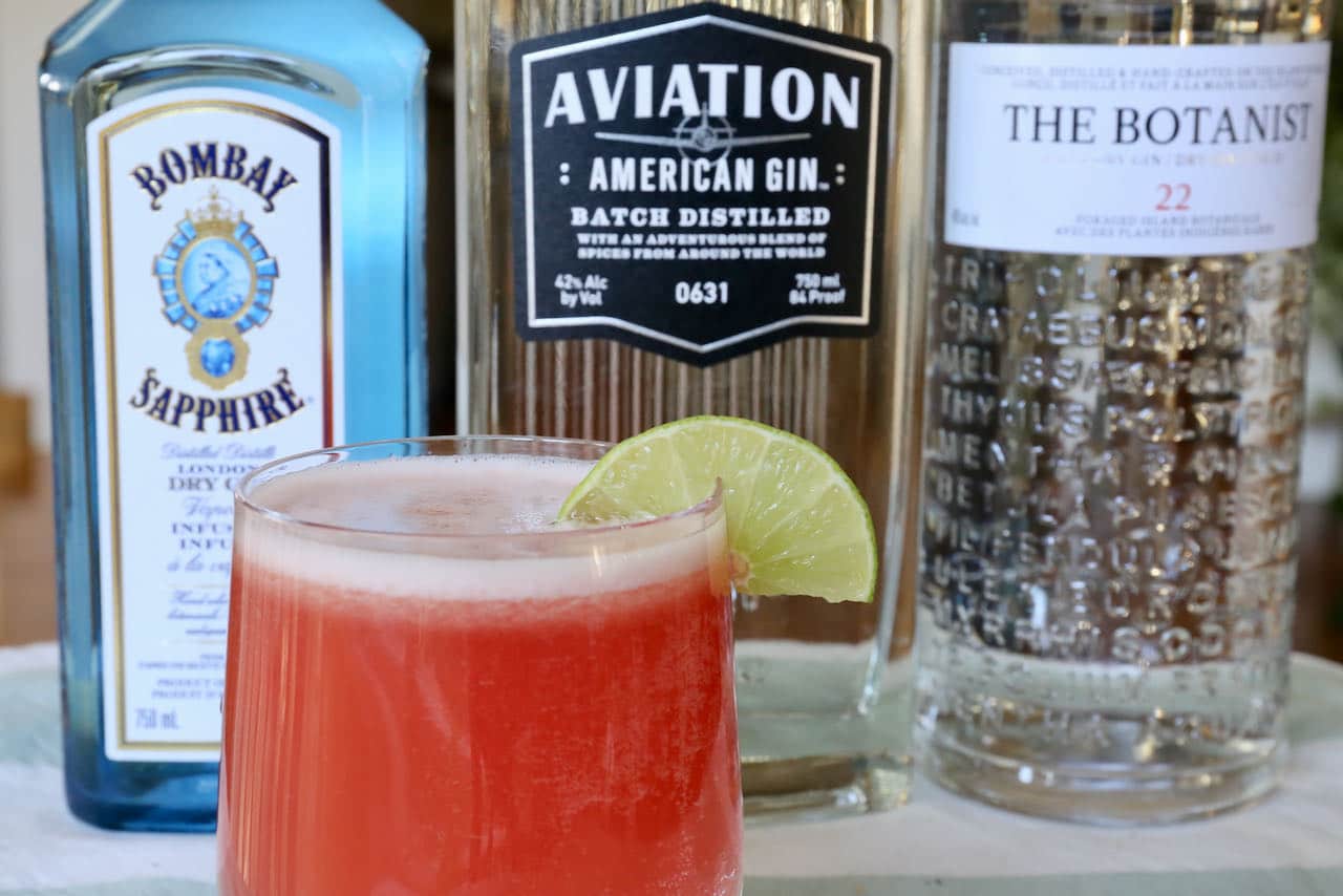 Rhubarb and Ginger Gin Cocktail Drink Recipe