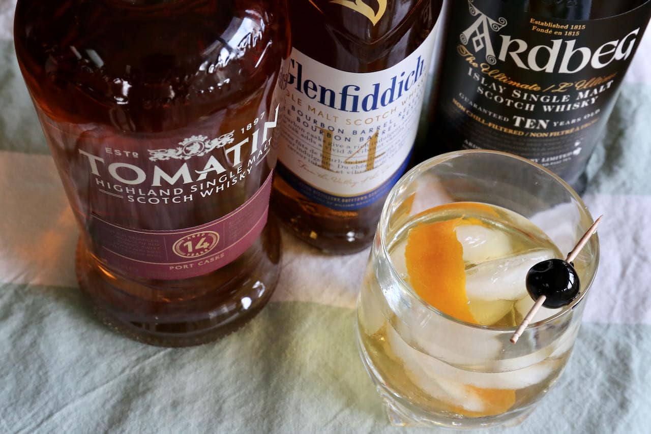 Now you've learned how to make a classic Scotch Old Fashioned!