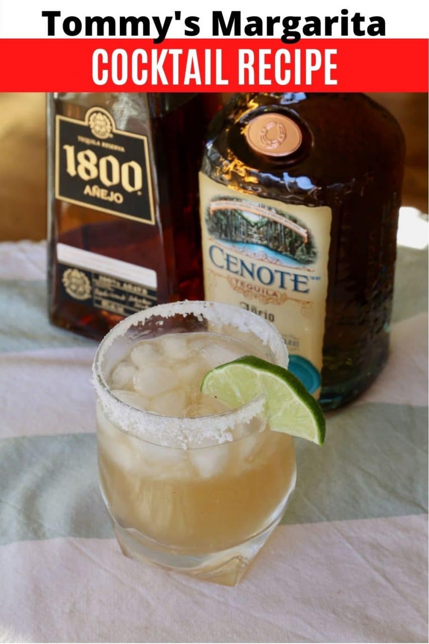 Save our classic Tommy's Margarita cocktail recipe to Pinterest!