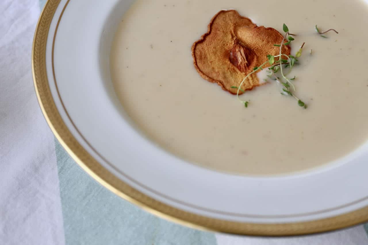 This easy Parsnip and Pear Soup recipe is popular for Fall or Winter potlucks or dinner parties. 