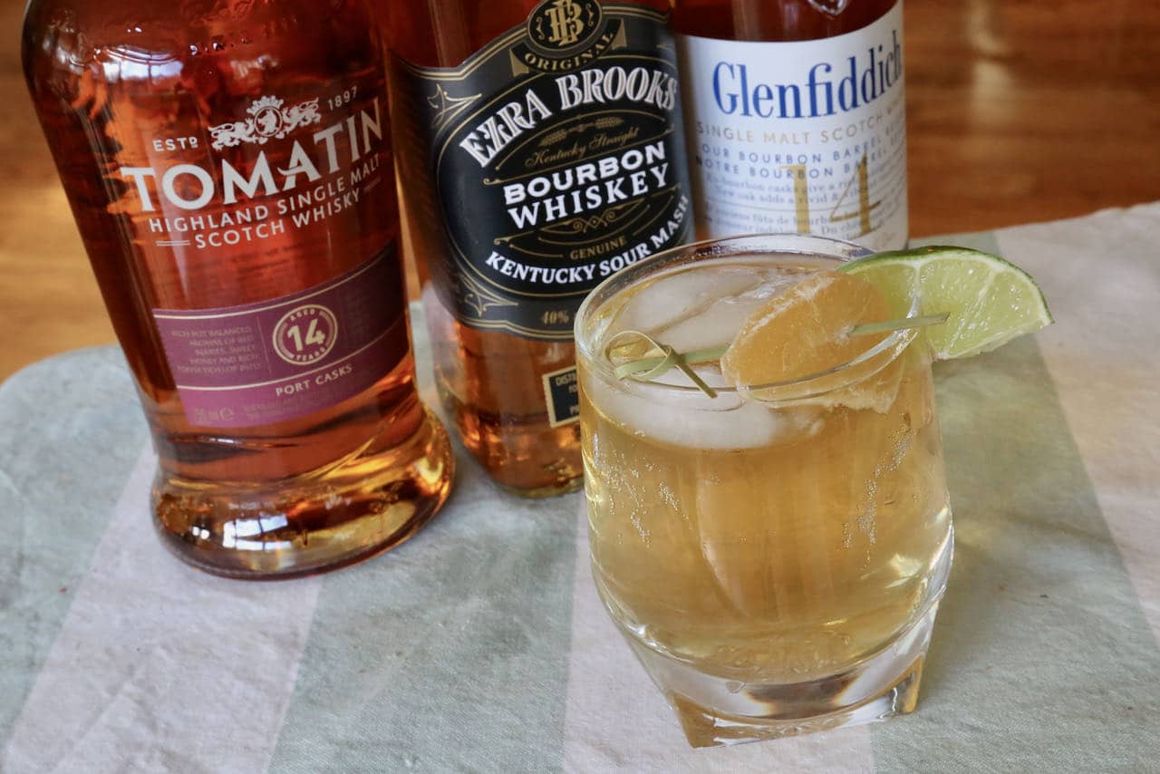 Whiskey and Ginger Ale is our favourite cocktail to prepare when we're looking for a quick and easy recipe.