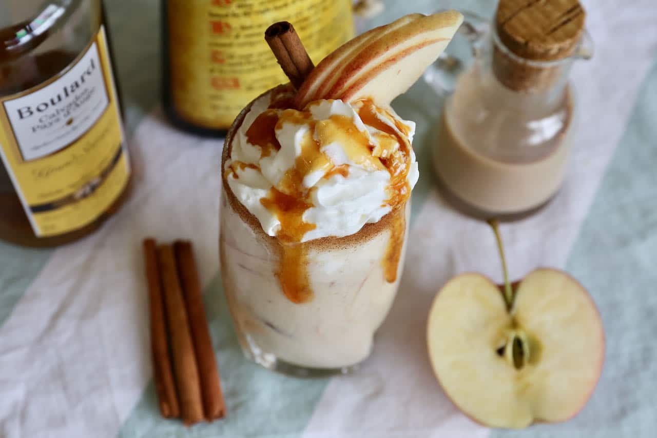 Add 2 scoops of vanilla ice cream to our Baileys Apple Pie recipe for an easy adult dessert.