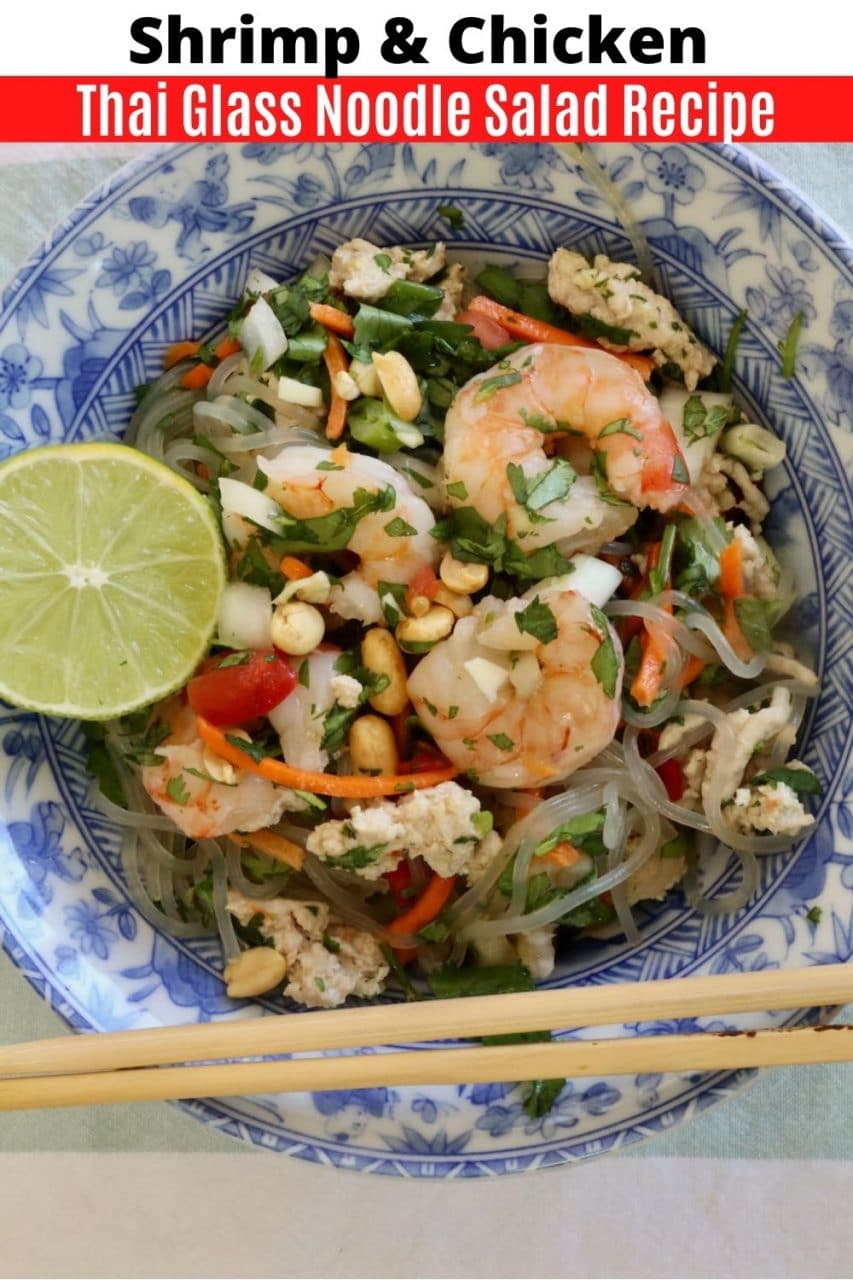 Save our Yum Woon Sen Thai Glass Noodle Salad recipe to Pinterest!