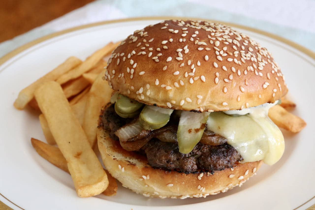 Serve French Onion Burgers with frites or fresh salads. 