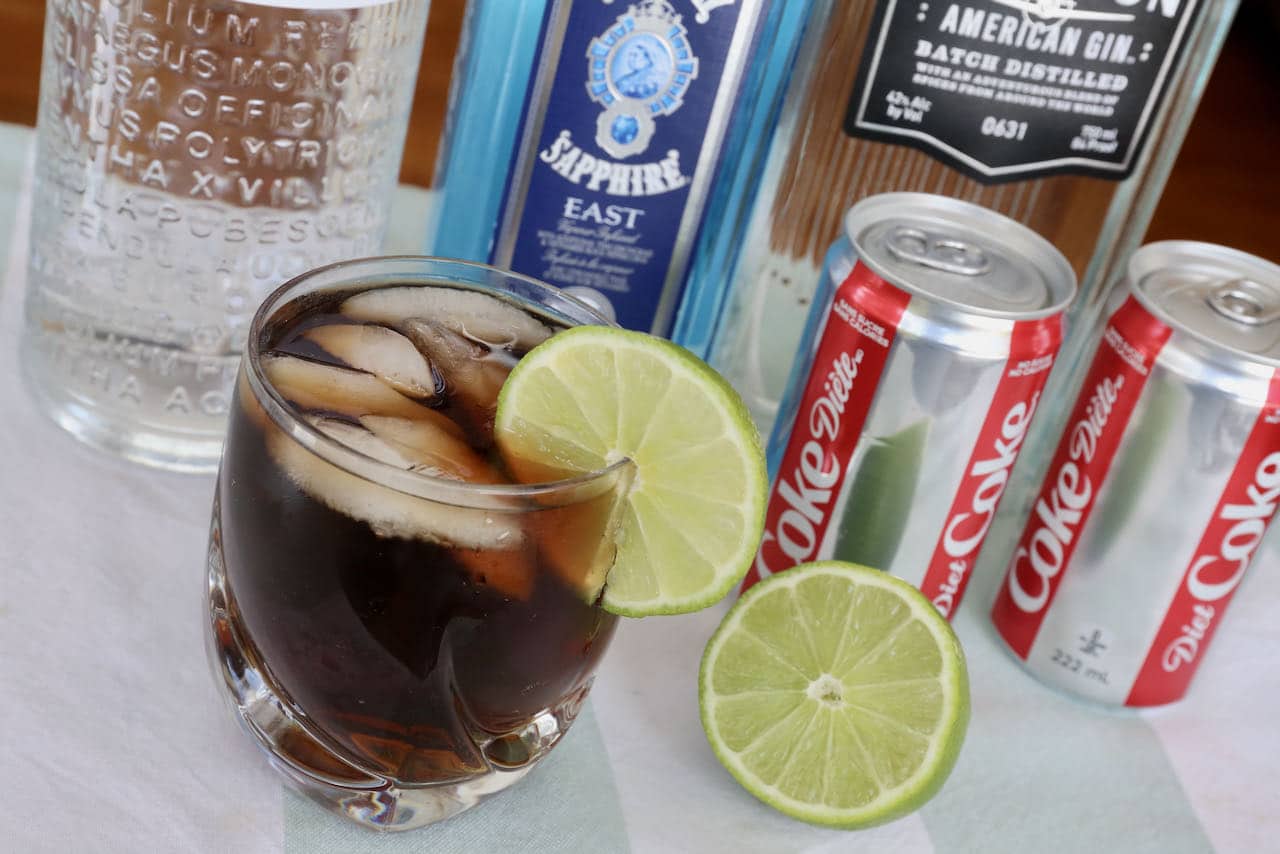 Use your favourite gin when preparing this easy Coca Cola cocktail.