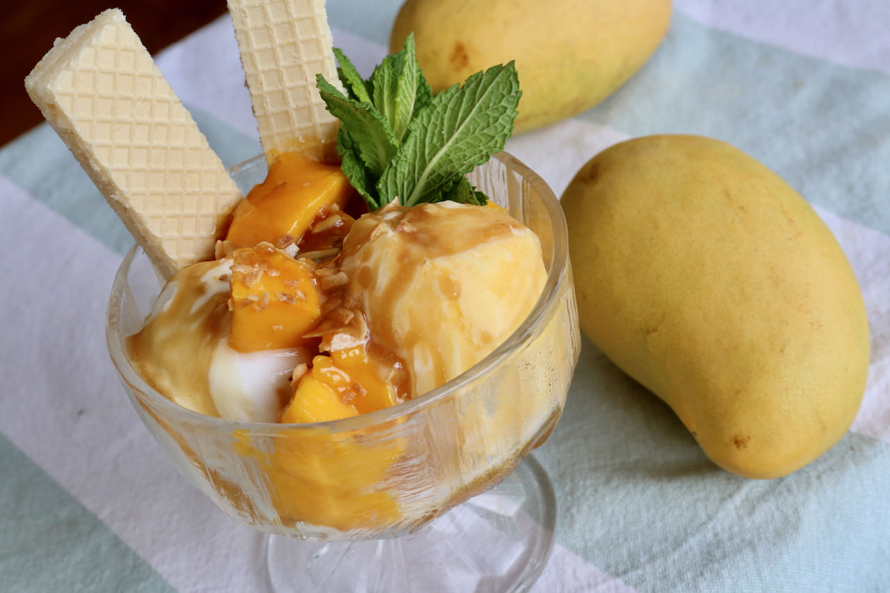Now you're an expert on how to make the best Tropical Coconut Mango Sundae recipe!