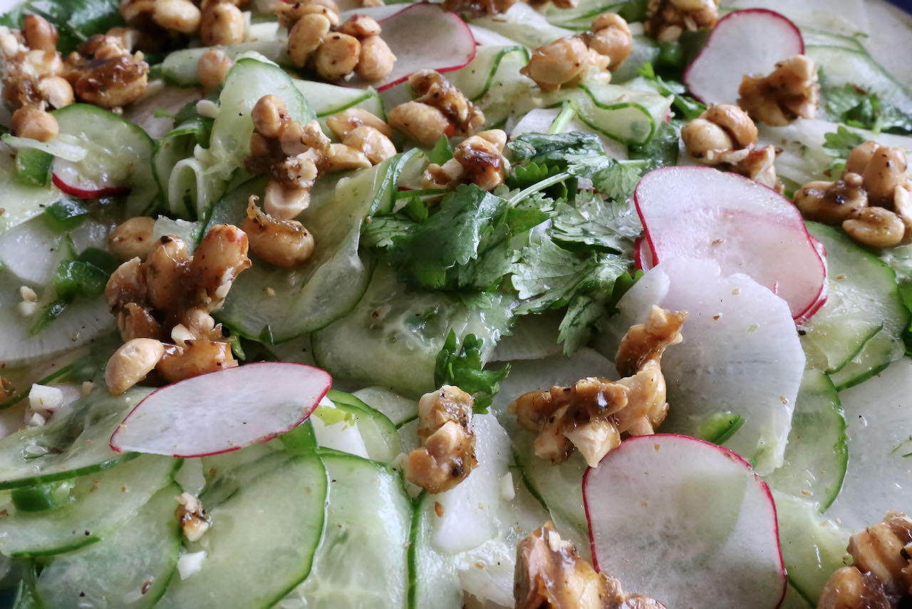 Now you're an expert on how to make the best Vegan Mexican Radish Cucumber Salad recipe!