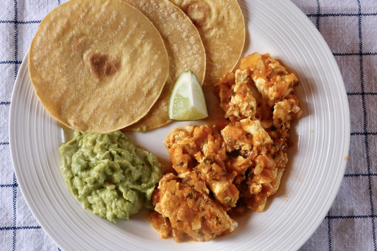Salsa de Huevo Vegetarian Mexican Scrambled Eggs Recipe