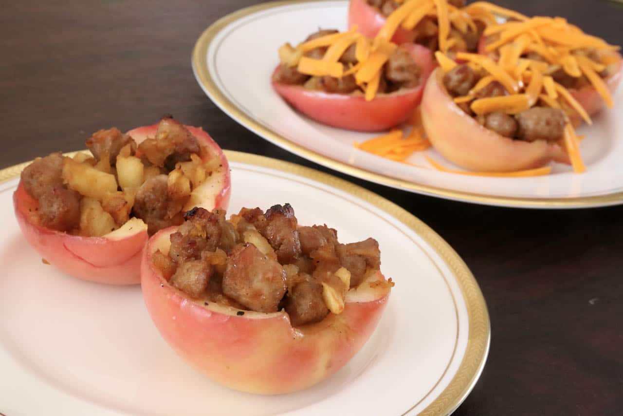 Now you're an expert on how to make the best homemade Keto Sausage Stuffed Apples recipe!