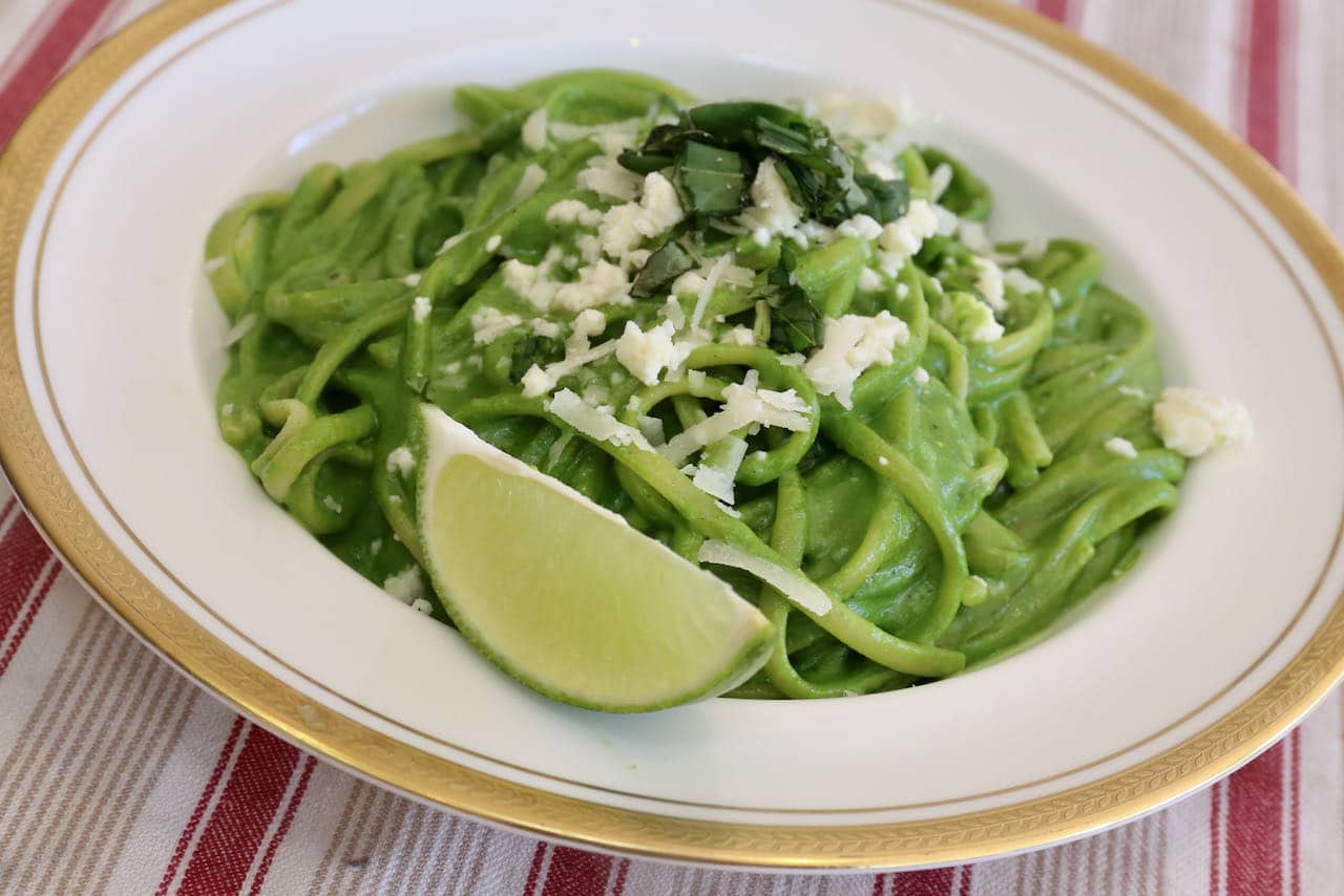Tallarines Verdes Peruvian Green Spaghetti Recipe