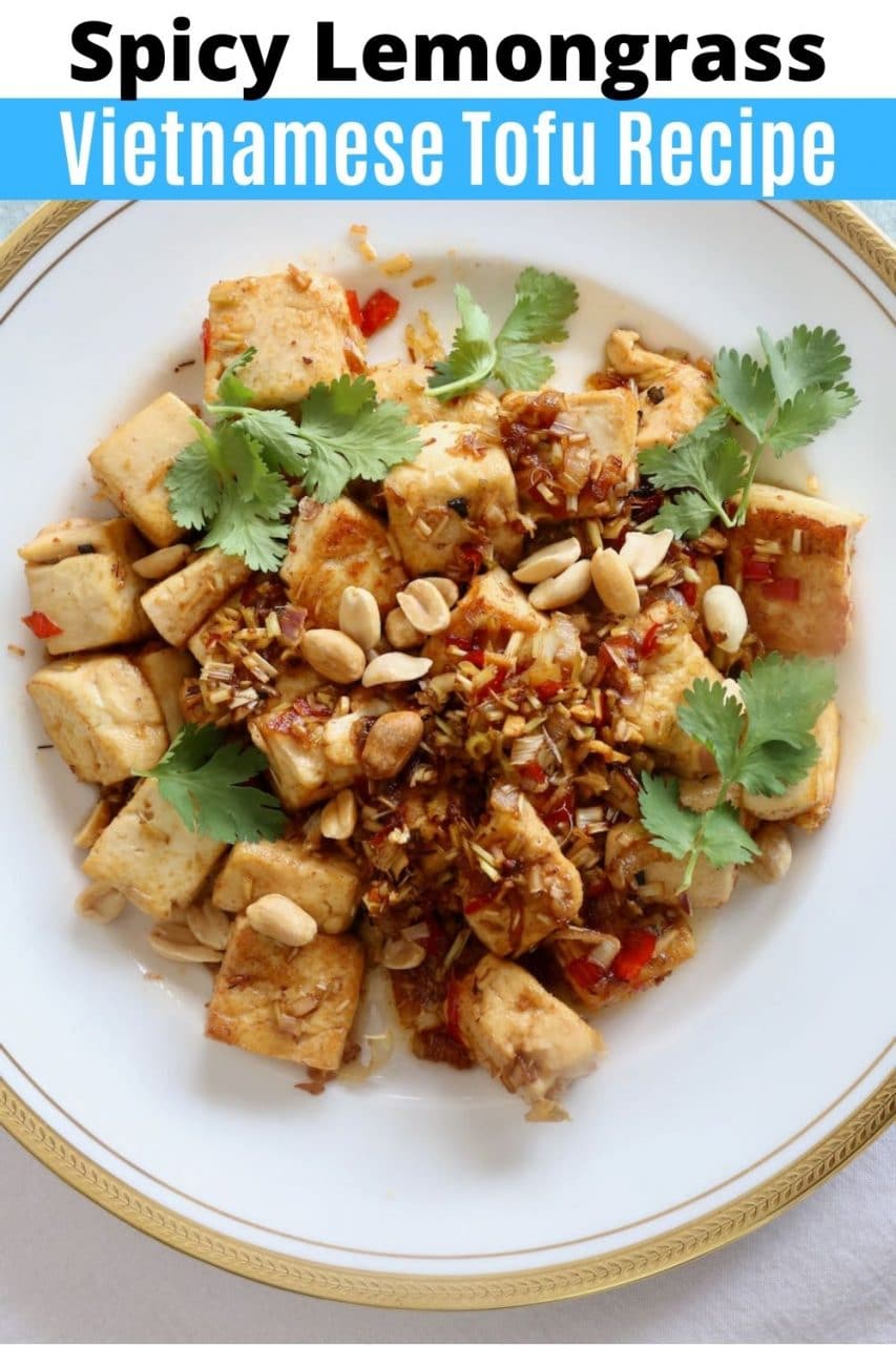 Save our Crispy Fried Lemongrass Vietnamese Tofu recipe to Pinterest!