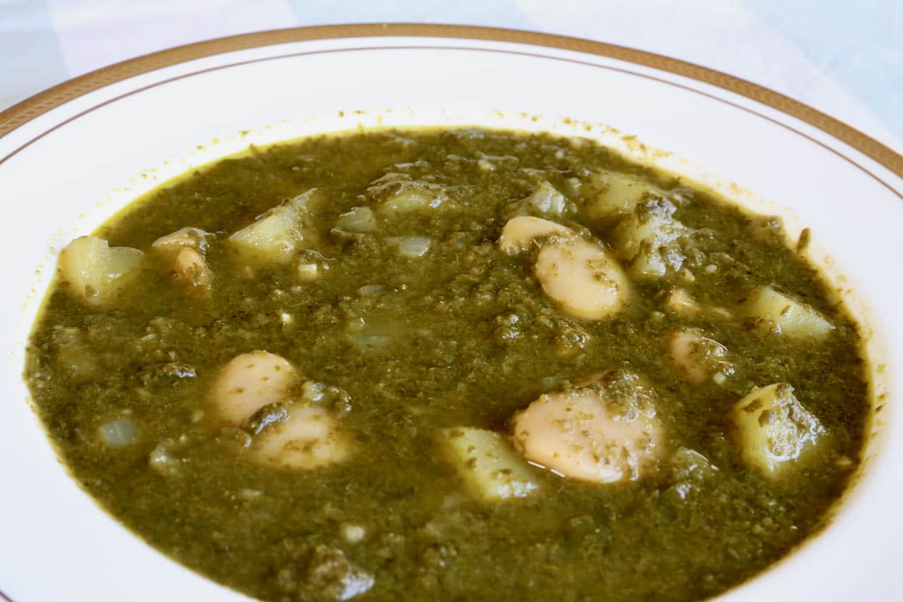 Pkaila is a vegan soup recipe connected to Tunisia's Jewish community.