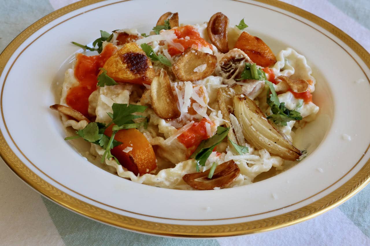 We love serving this vegetarian pasta dish as a light lunch or part of an Italian-inspired dinner.