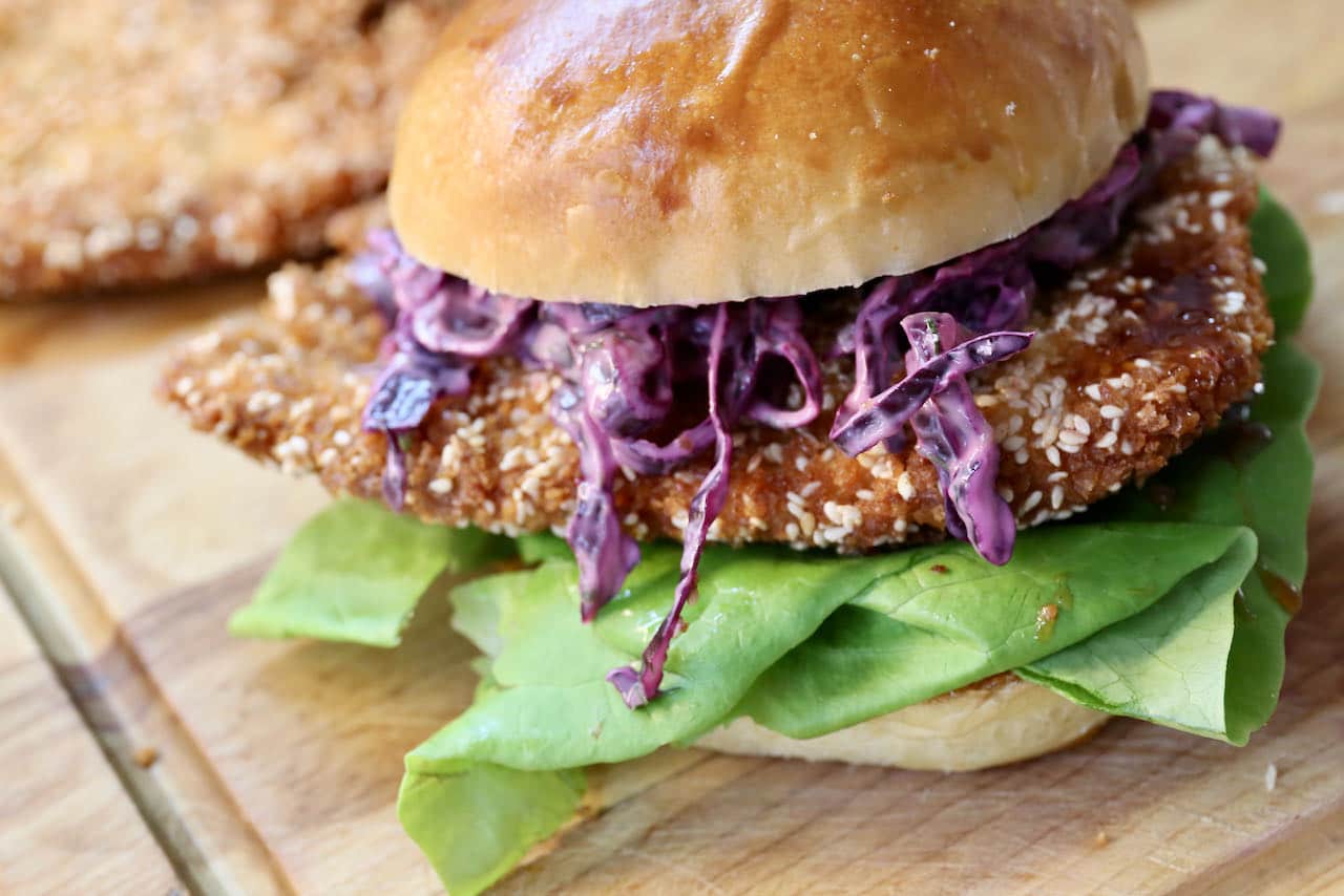 You kids will love this crunchy and juicy Chicken Schnitzel Sandwich recipe! Perfect for a birthday party or summer potluck.
