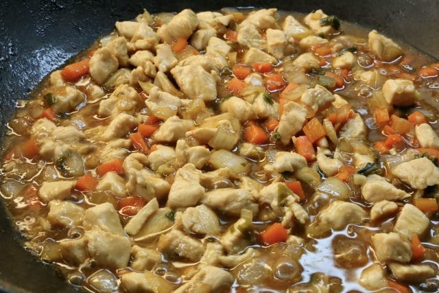 Chicken Yuk Sung Chinese Lettuce Wraps Recipe - dobbernationLOVES