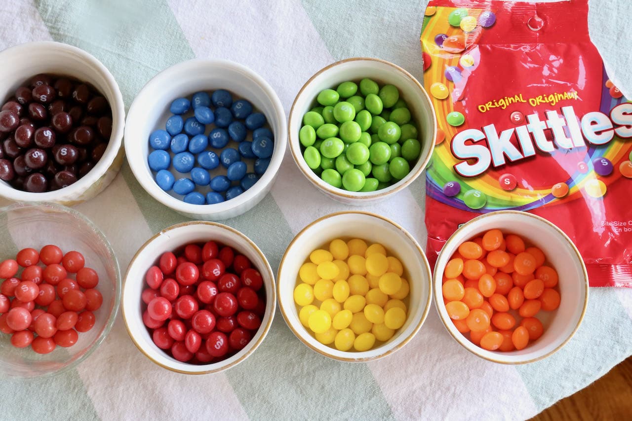 These Skittles cookies are inspired by the gay Pride rainbow flag.