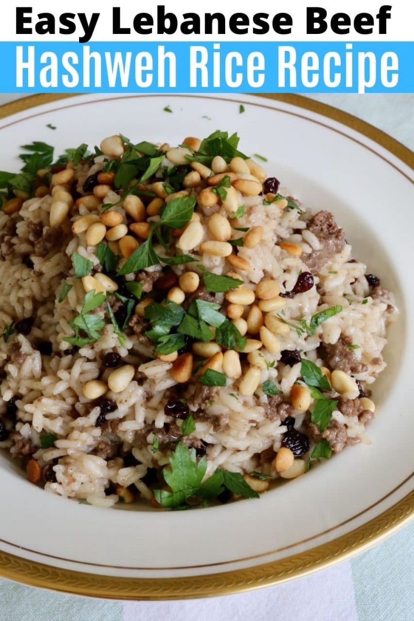 Save our Lebanese Beef Hashweh Rice Recipe to Pinterest!