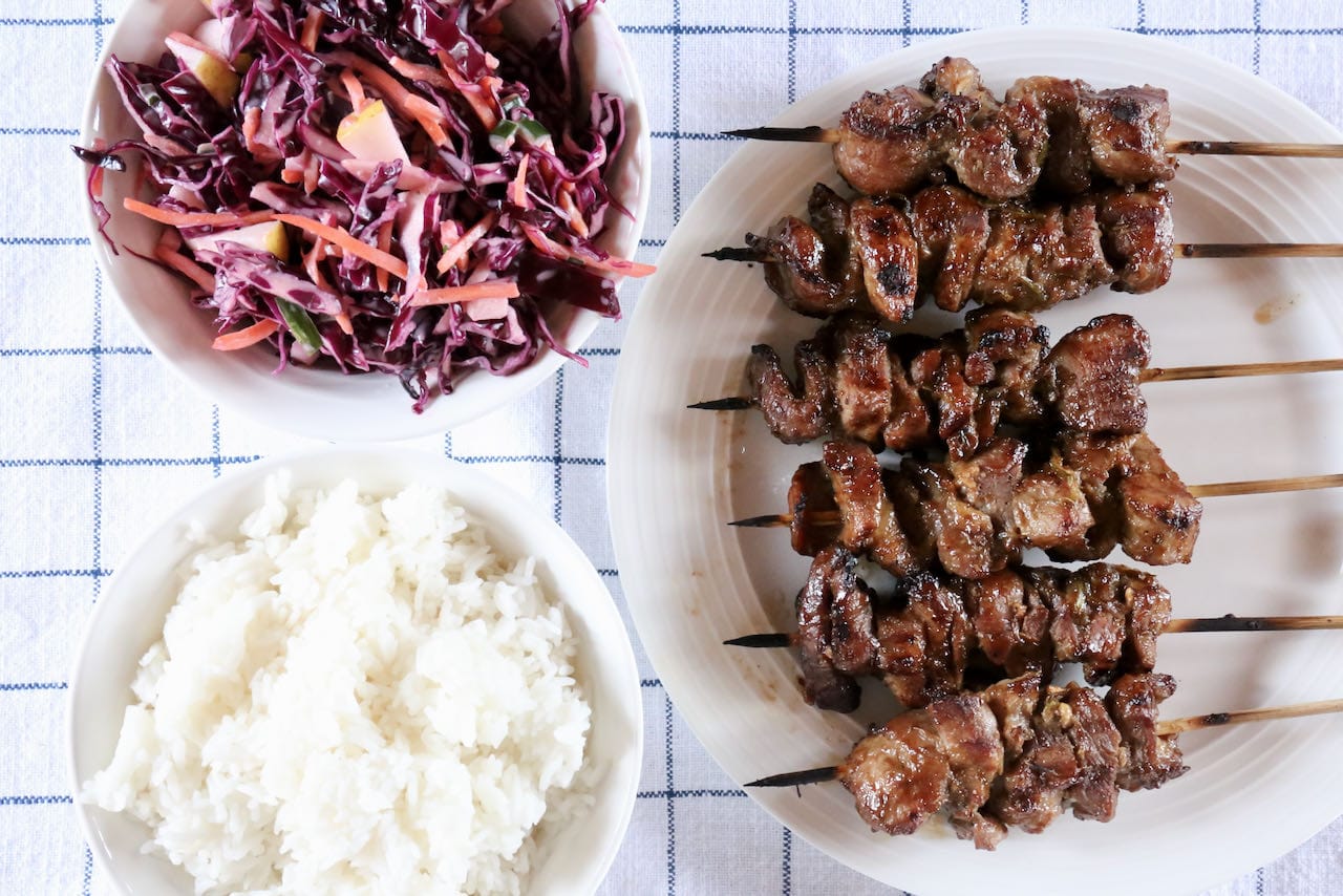 Now you're an expert on how to make the best Thai Pork Skewers "Moo Ping recipe". 