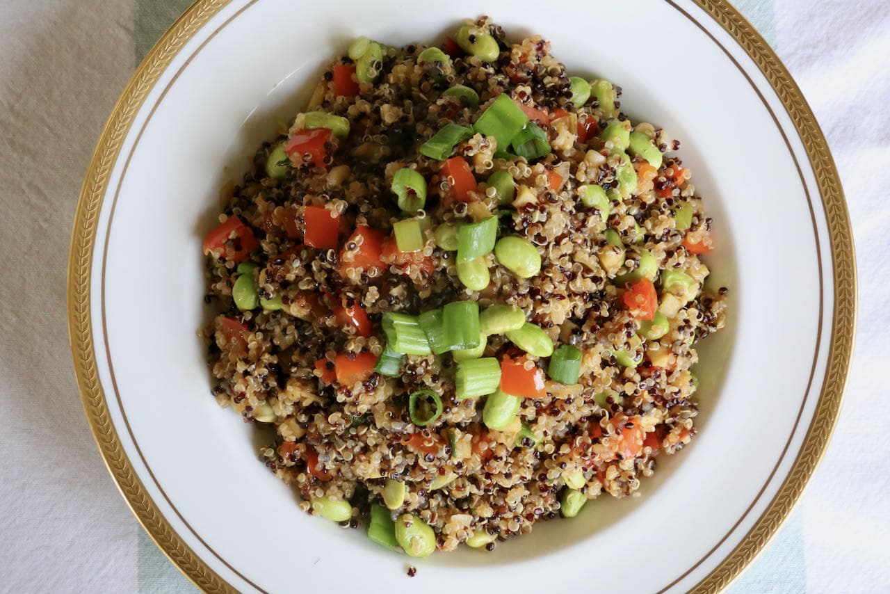 Healthy Vegan Peruvian Quinoa Chaufa Recipe