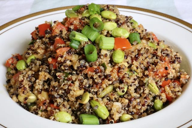 Healthy Vegan Peruvian Quinoa Chaufa Recipe - dobbernationLOVES