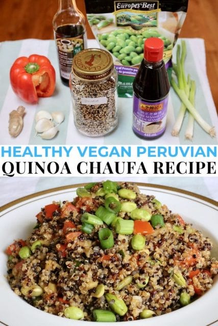 Healthy Vegan Peruvian Quinoa Chaufa Recipe - dobbernationLOVES