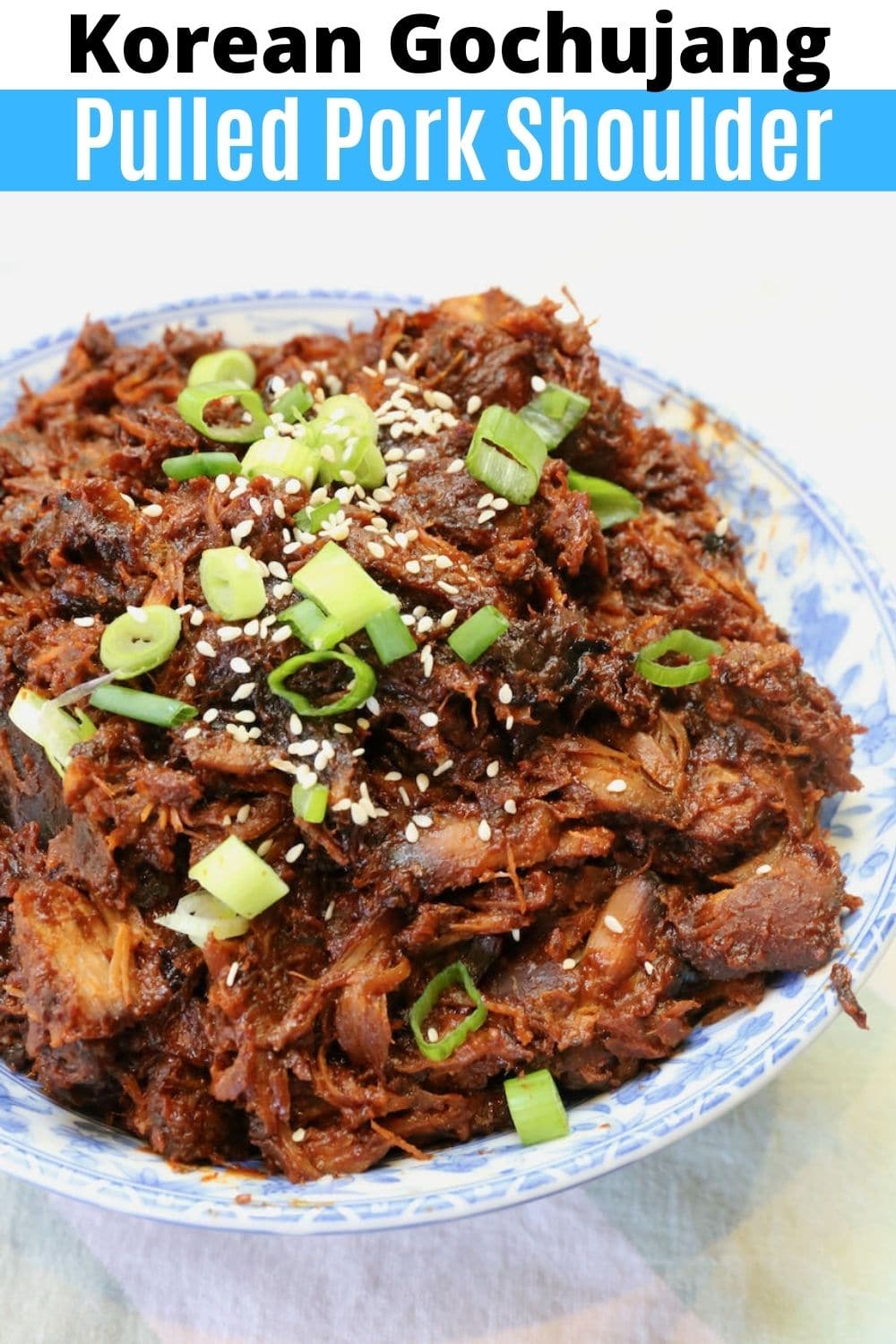 Oven Roasted Korean Gochujang Pulled Pork Shoulder Recipe ...