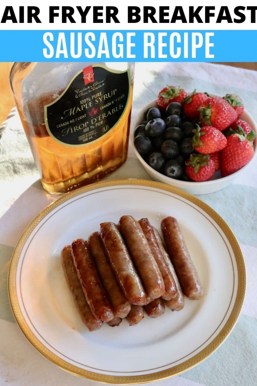 Save our Breakfast Sausage in Air Fryer Recipe to Pinterest!