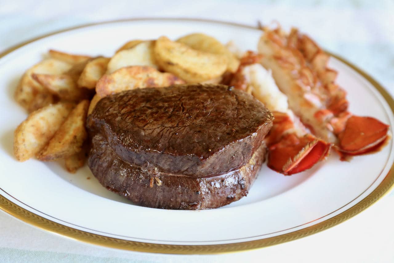 Filet Mignon in Air Fryer can be enjoyed on its own or with steak sauces like HP or Béarnaise.