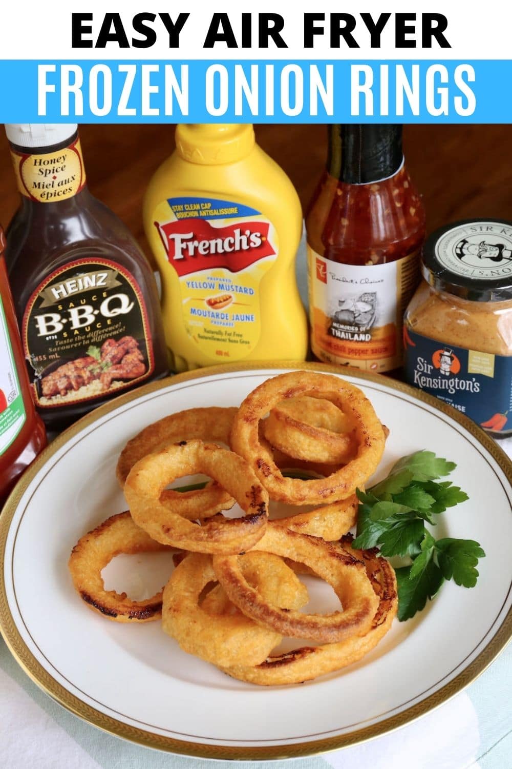 Perfectly Crispy Air Fried Frozen Onion Rings - Fabulessly Frugal