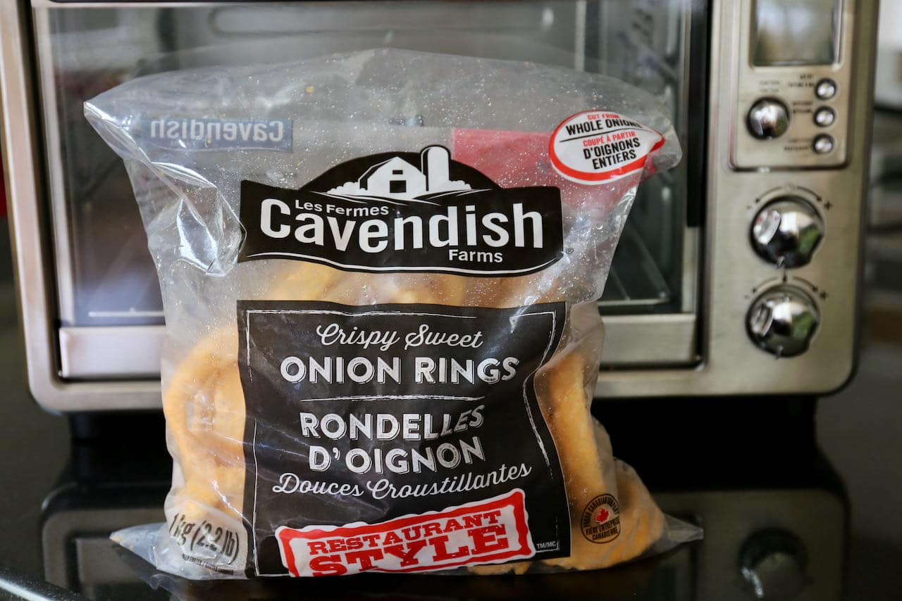 We love using frozen Cavendish Farms onion rings in our air fryer. 