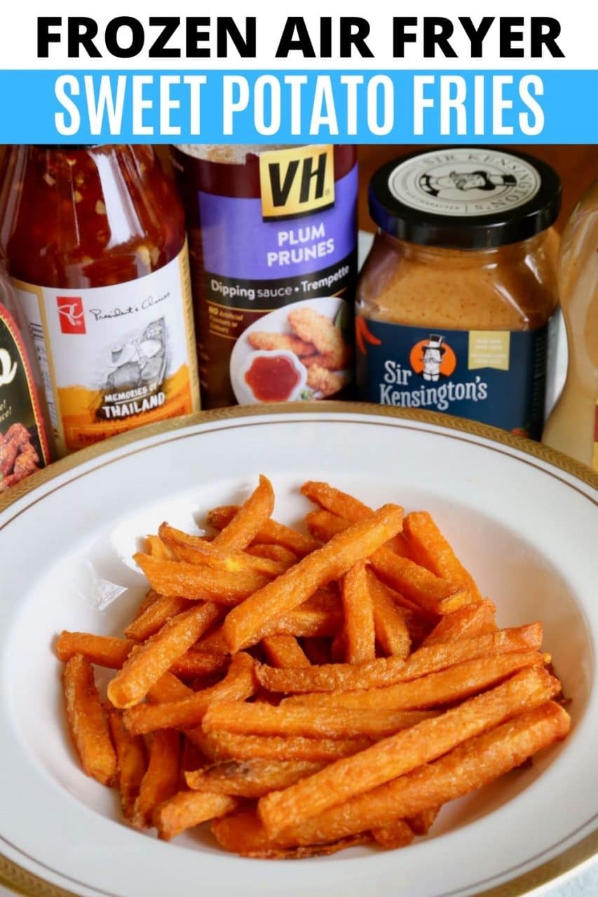 Save our Frozen Sweet Potato Fries In Air Fryer recipe to Pinterest!