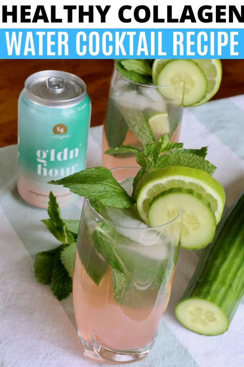 Save our Healthy GLDN Hour Collagen Water Cocktail to Pinterest!