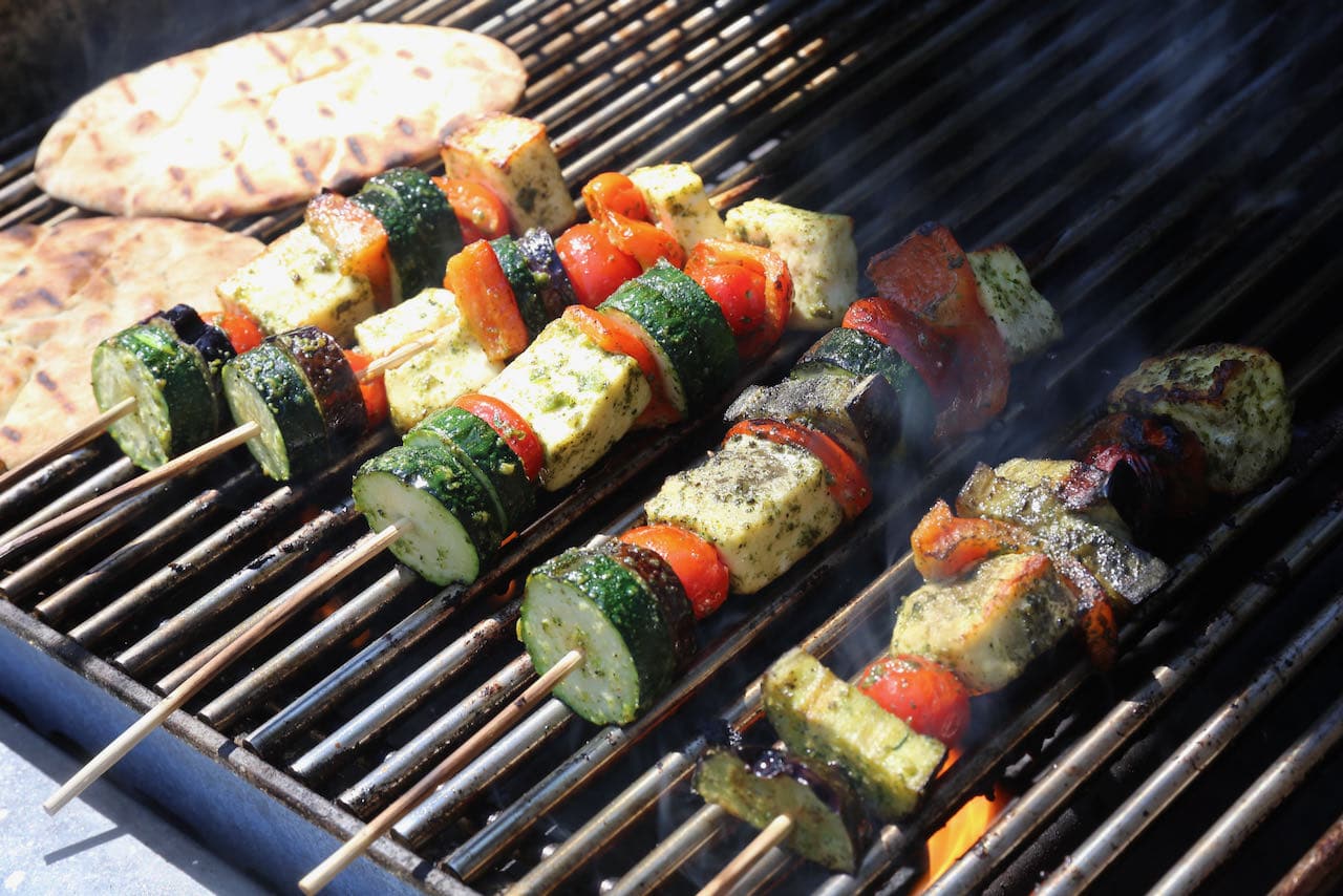 Grill BBQ Paneer Kebabs on both sides until cooked through. 