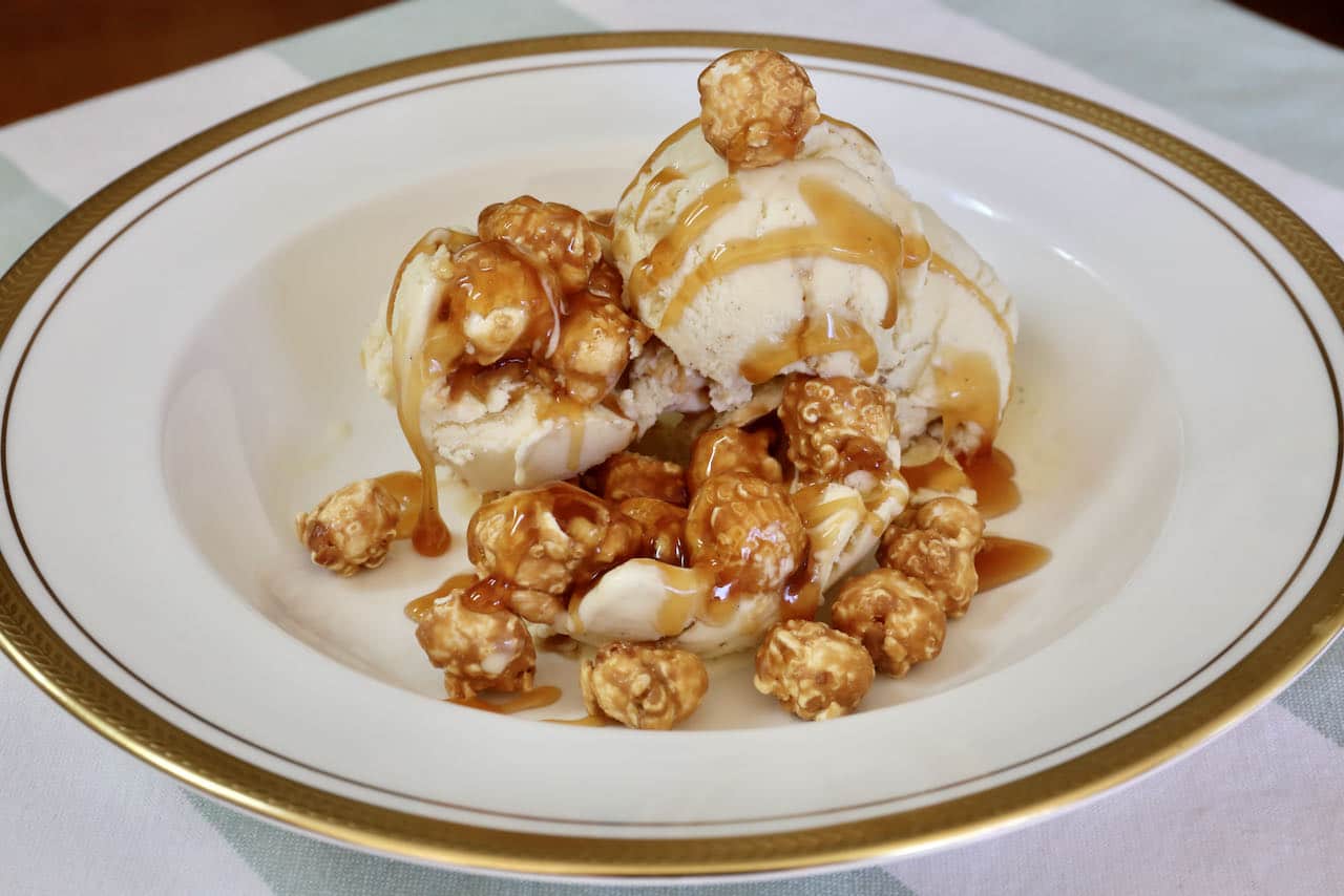 Buttered Popcorn Ice Cream with Caramel Recipe