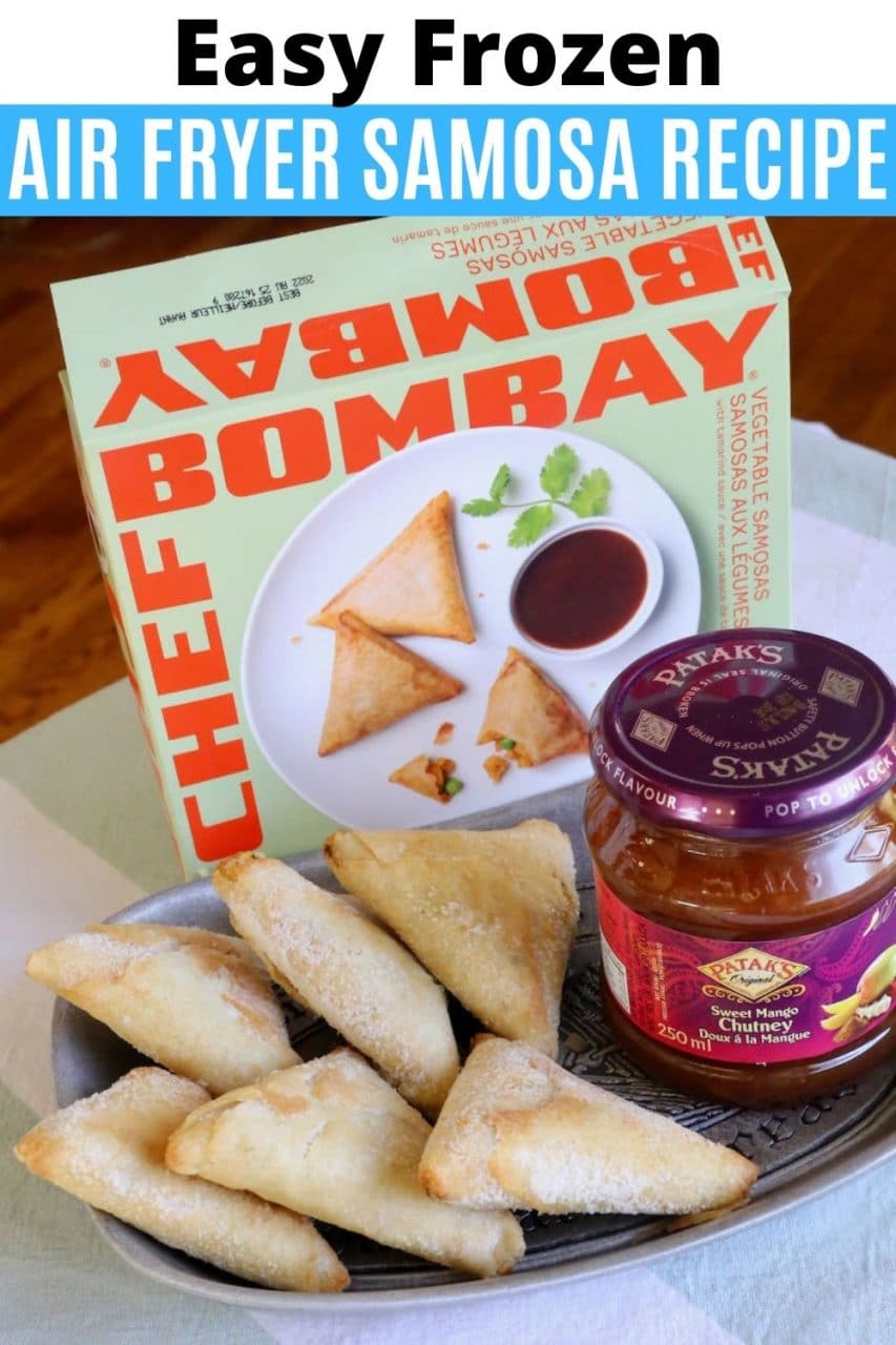 Save our Easy Frozen Air Fryer Samosas Recipe to Pinterest!