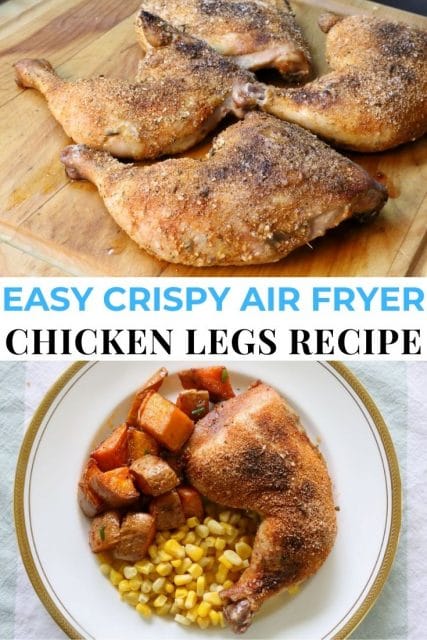 Crispy Seasoned Air Fryer Chicken Legs Recipe
