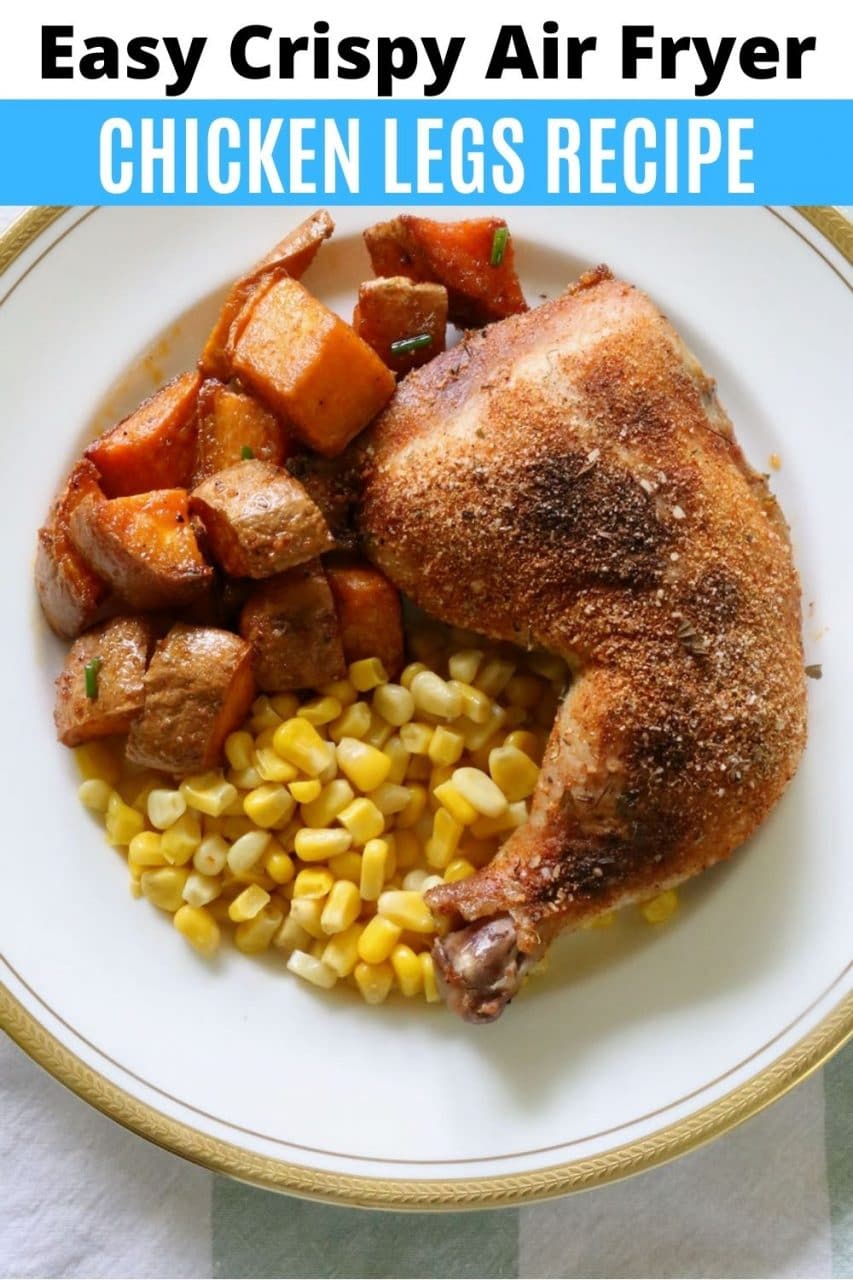 Save our Easy Crispy Air Fryer Chicken Legs recipe to Pinterest!