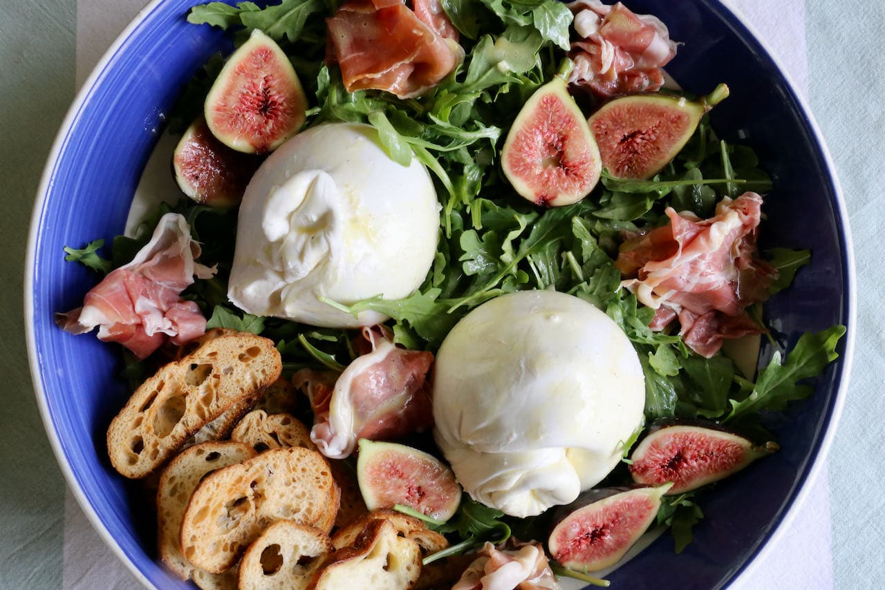 We love serving this Burrata and Prosciutto recipe in the summer at a barbecue or potluck. 