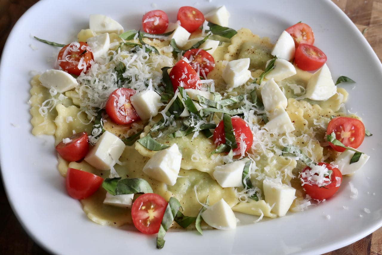 Now you're an expert on how to make the best Caprese Ravioli recipe!
