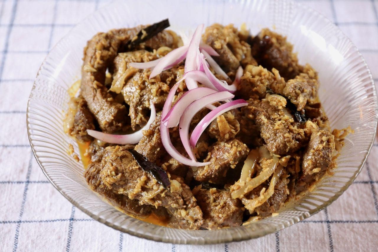 Kerala Beef Fry is a juicy and tender main course to serve at a South Indian dinner party for meat lovers.