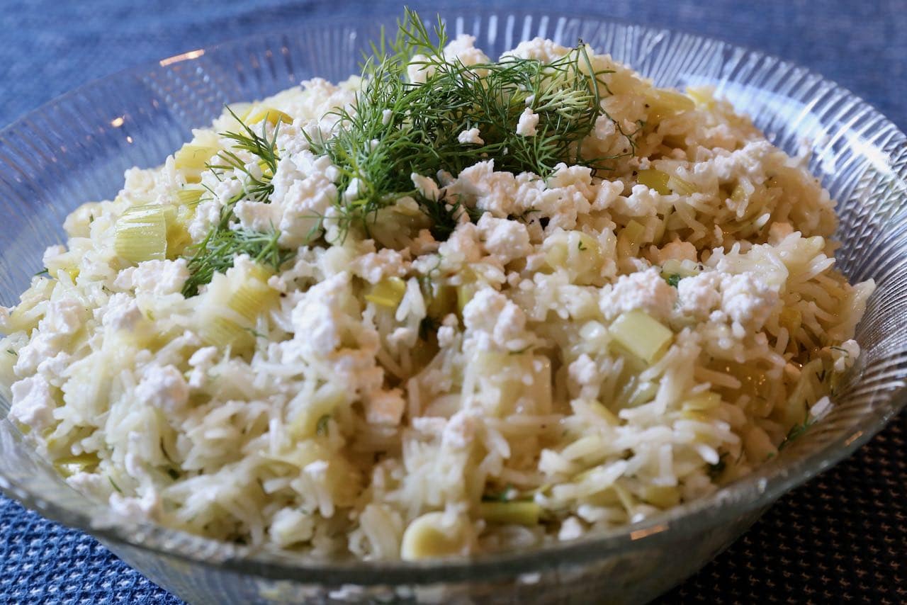 Now you're an expert on how to make the best Prasorizo Greek Leek Rice recipe!