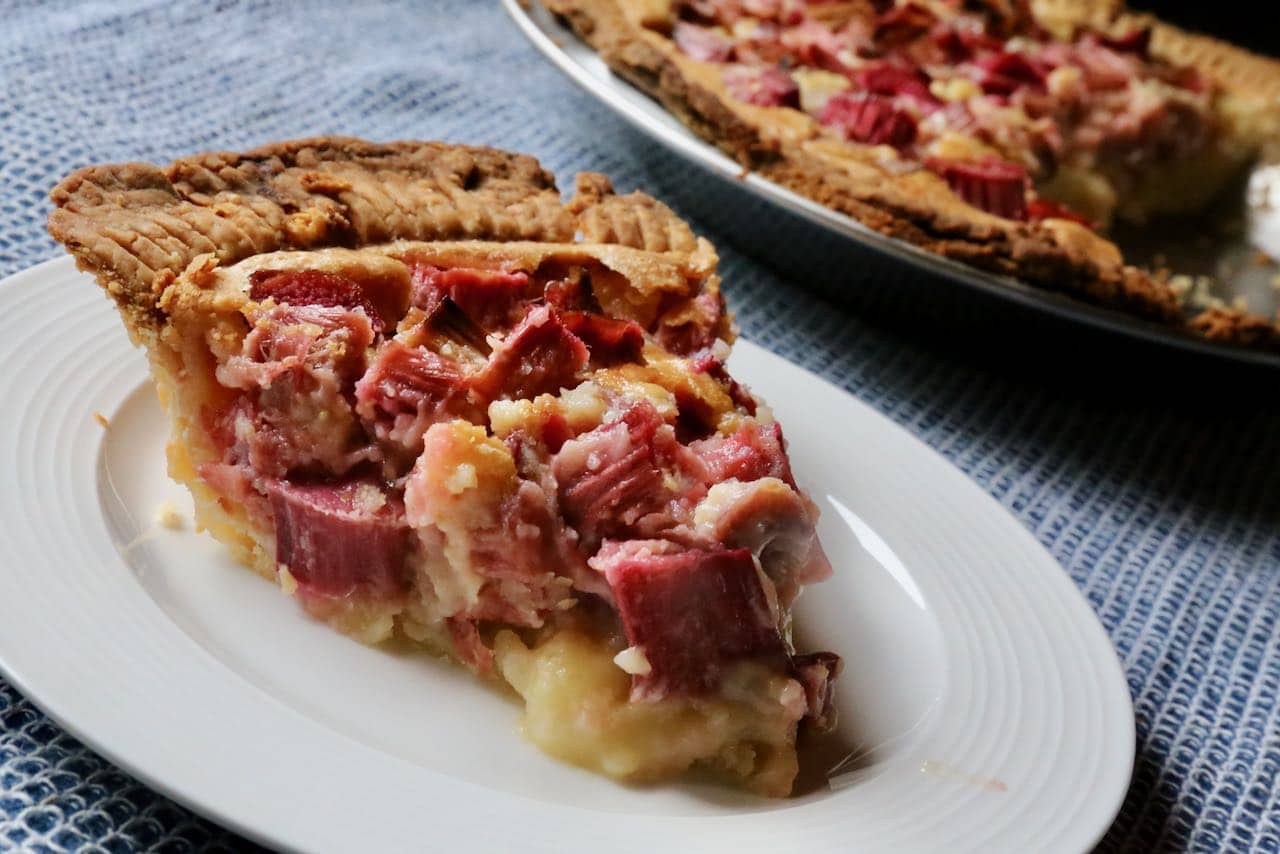 Now you're an expert on how to make the best easy Swedish Rhubarb and Custard Tart recipe!