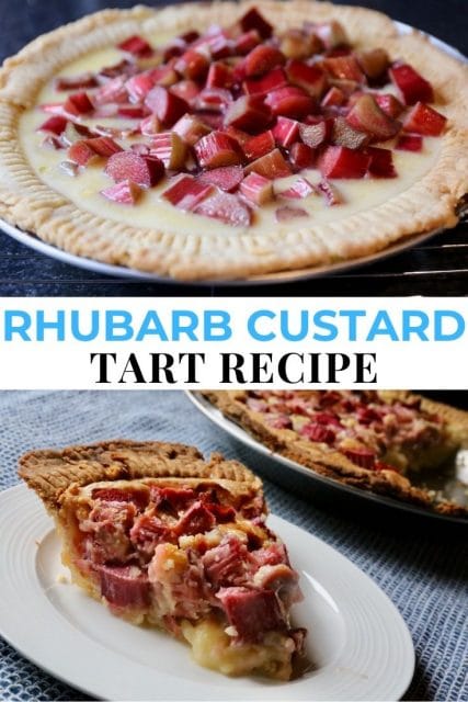 Swedish Rhubarb and Custard Tart Recipe - dobbernationLOVES