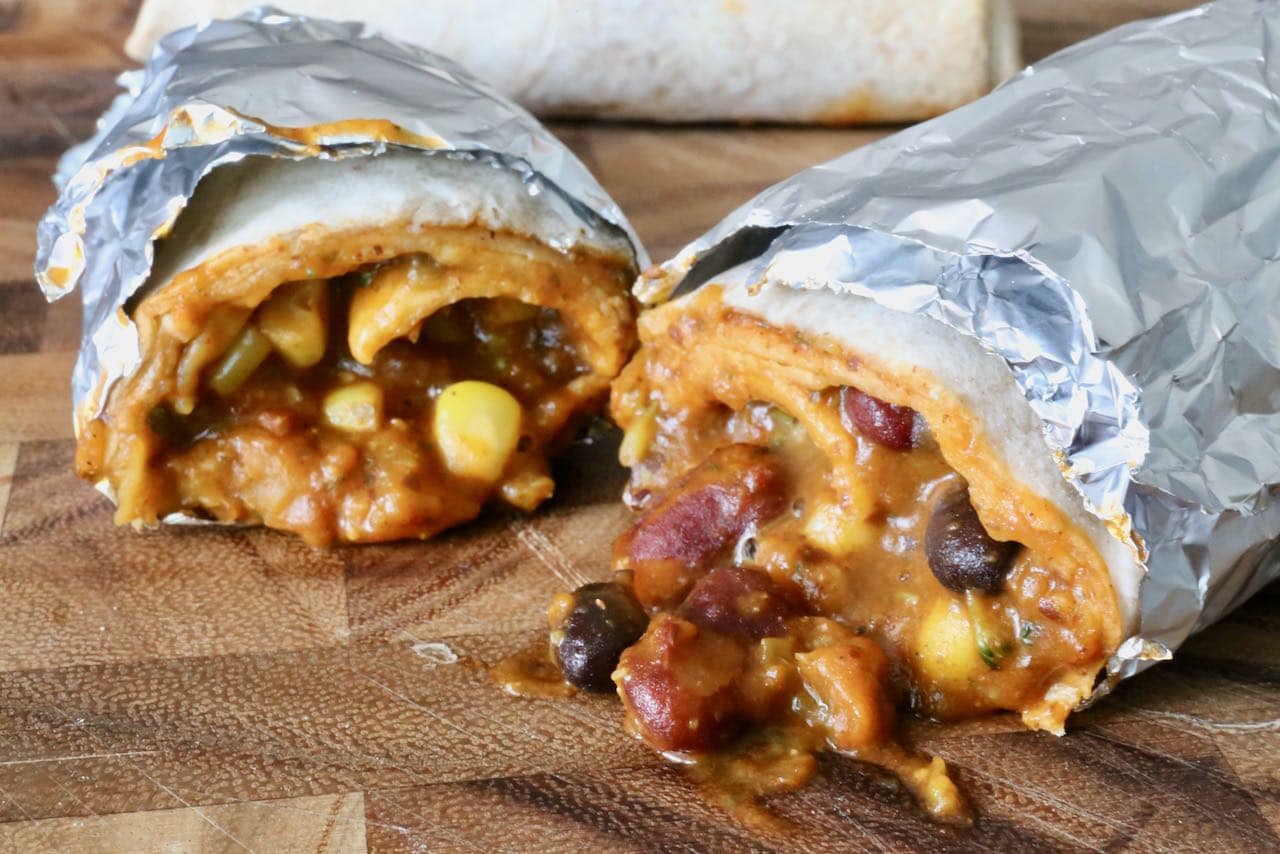 Frozen Burrito in Air Fryer Recipe Photo Image