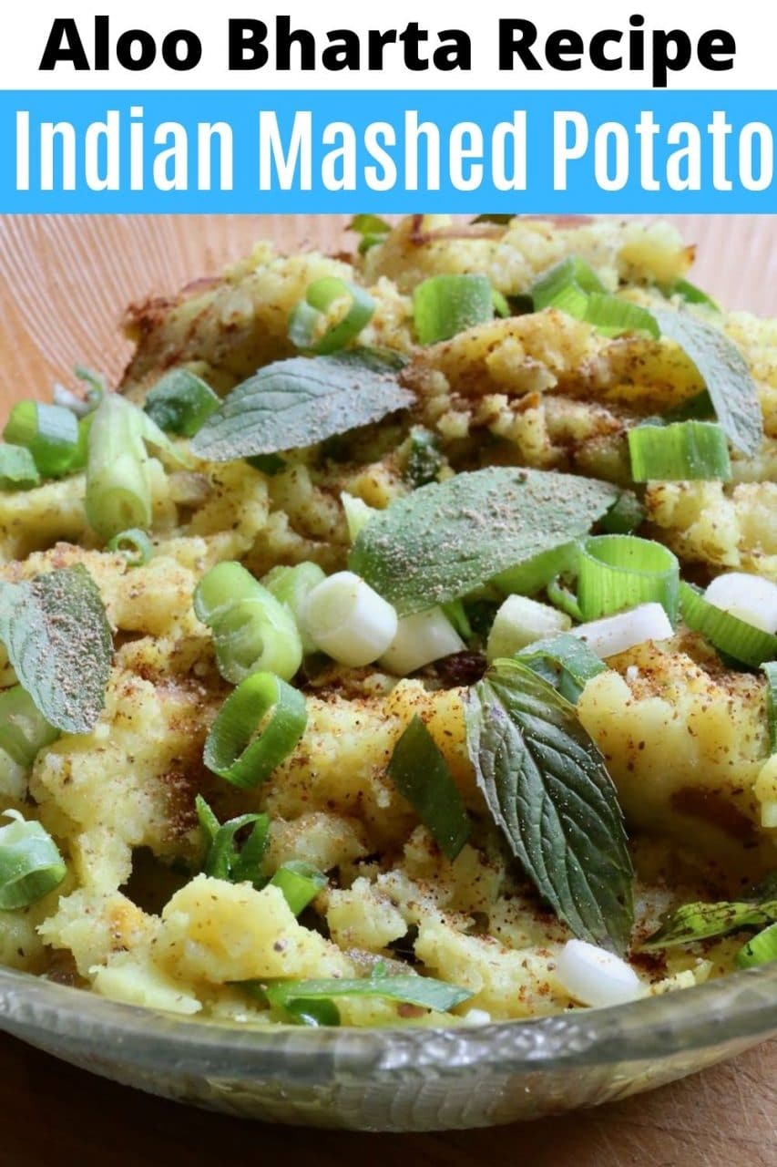 Save our Aloo Bharta Indian Mashed Potatoes recipe to Pinterest!