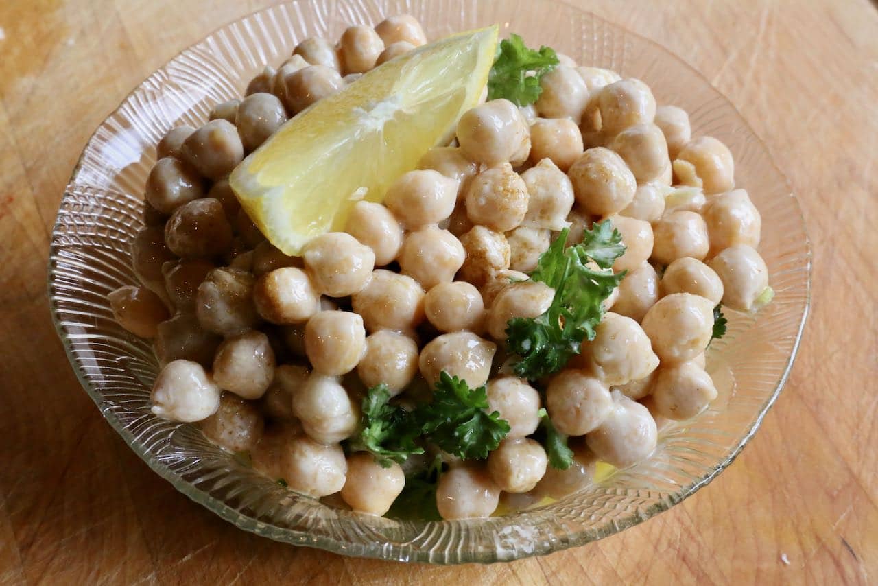 Balila Healthy Vegan Lebanese Chickpea Salad Recipe
