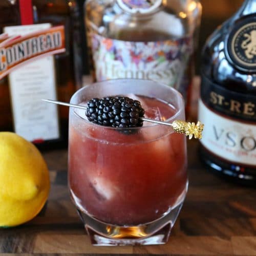 Blackberry Brandy Cocktail Drink Recipe | DobbernationLOVES