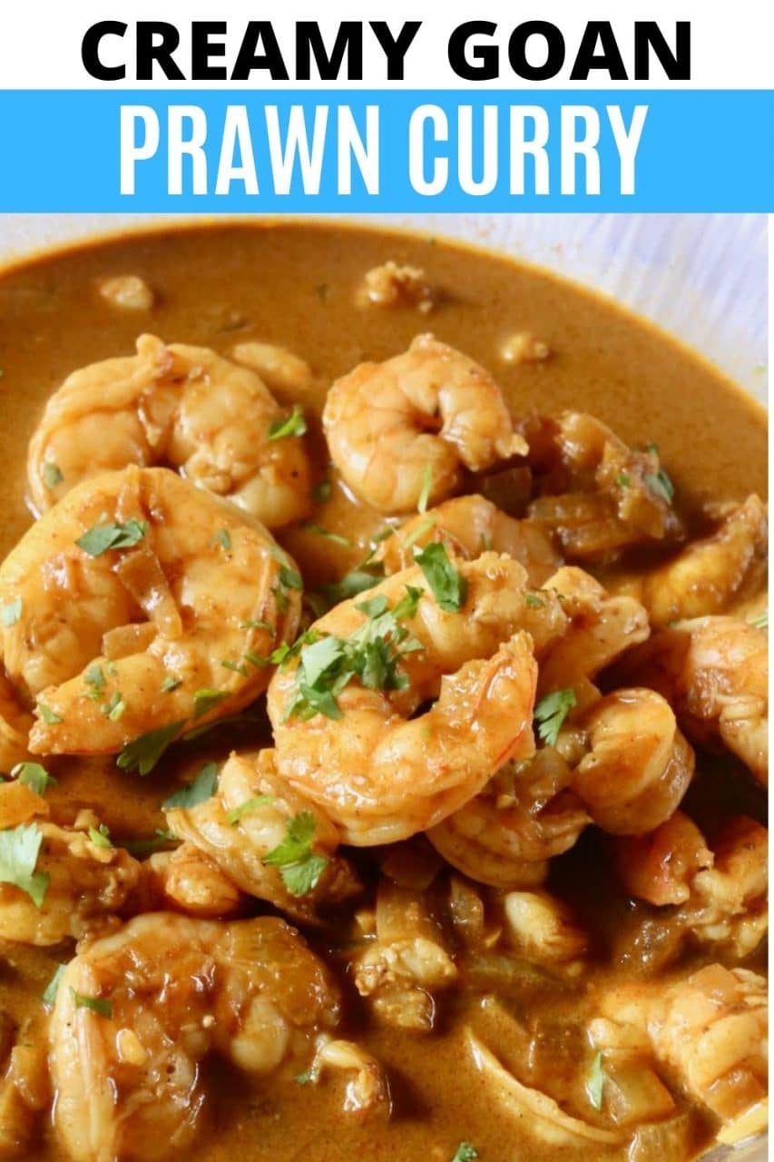 Save our traditional Tamarind & Coconut Prawn Goan Curry Recipe to Pinterest!